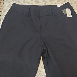 Lane Bryant Navy Blue Wide Leg Pants